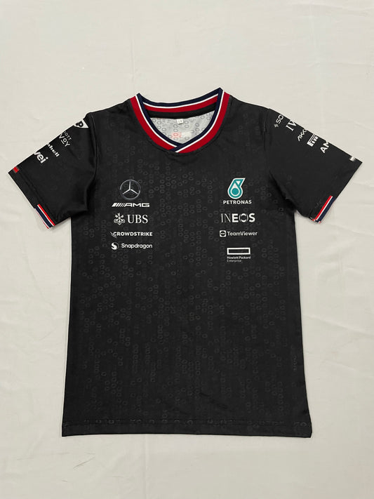 Camiseta Fórmula 1 Mercedes Negra