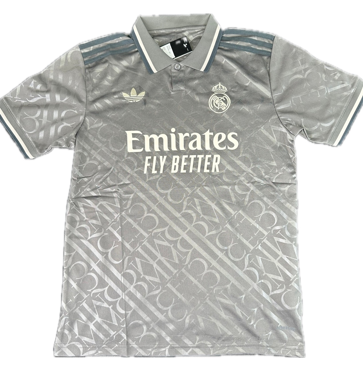 Equipación gris espacial Real Madrid 24-25