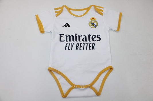 Body bebé primera equipación Real Madrid 23-24